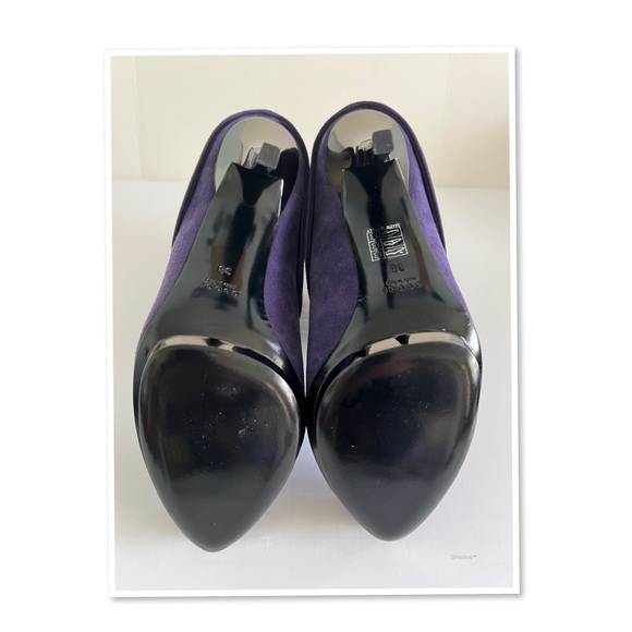 Gucci Purple Suede Booties - Picture 6 of 9